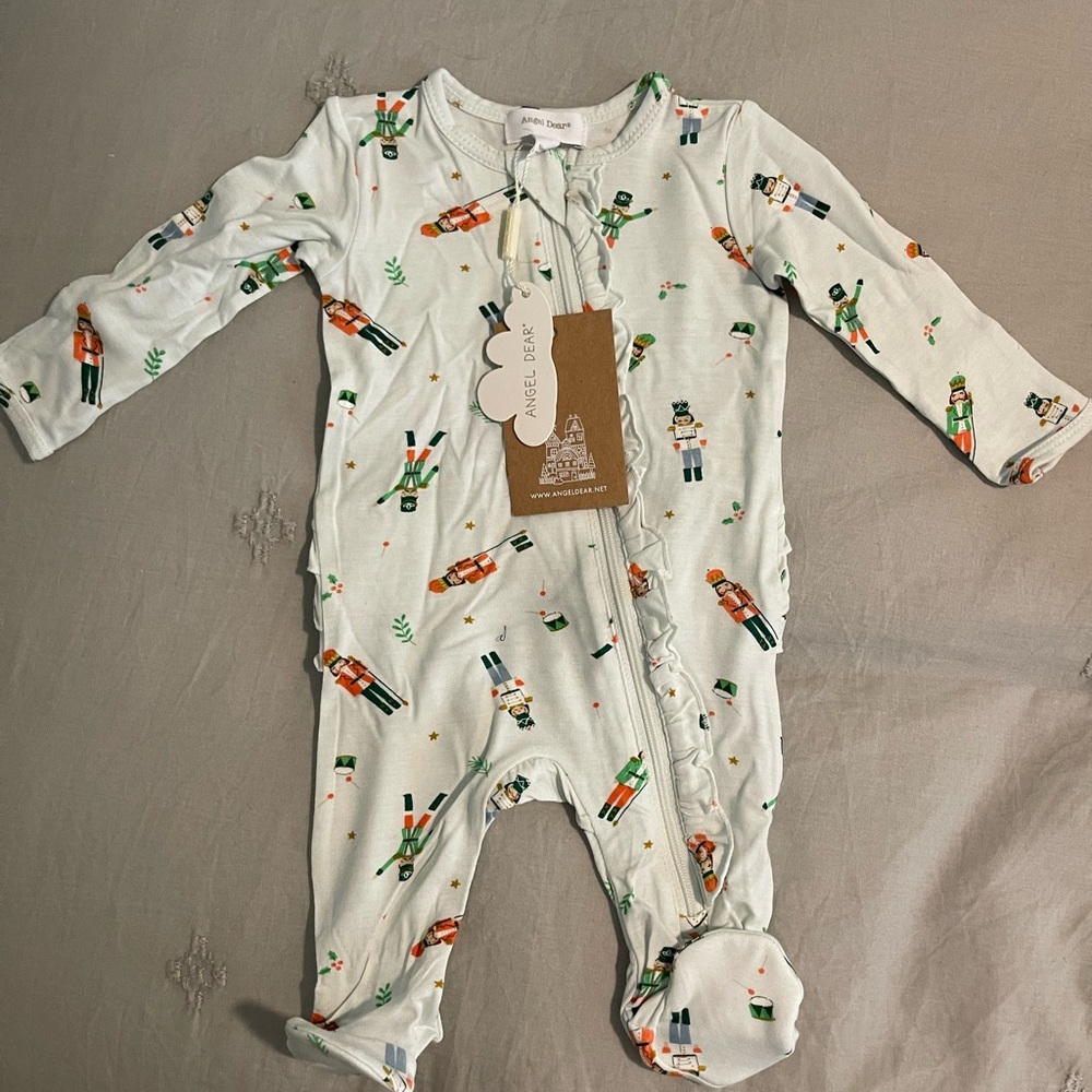 GIRLS angel Dear Nutcracker Footie
